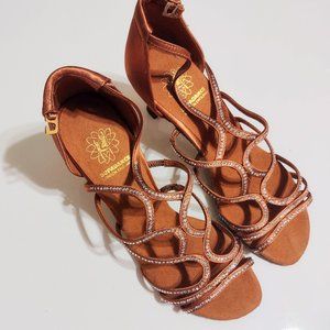 [Supadance] Style 1105 - Dark Tan Satin